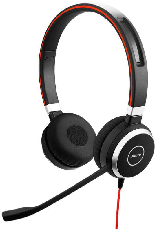 Слушалки Jabra Evolve 40 HS Stereo, микрофон, 3.5 жак, черни - характеристика 2