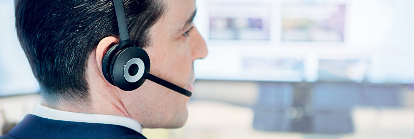 Слушалки Jabra PRO 930 USB OC DECT, безжични, микрофон, 3 стила на носене, Шумо-подтискащ микрофон, черен - характеристика 1