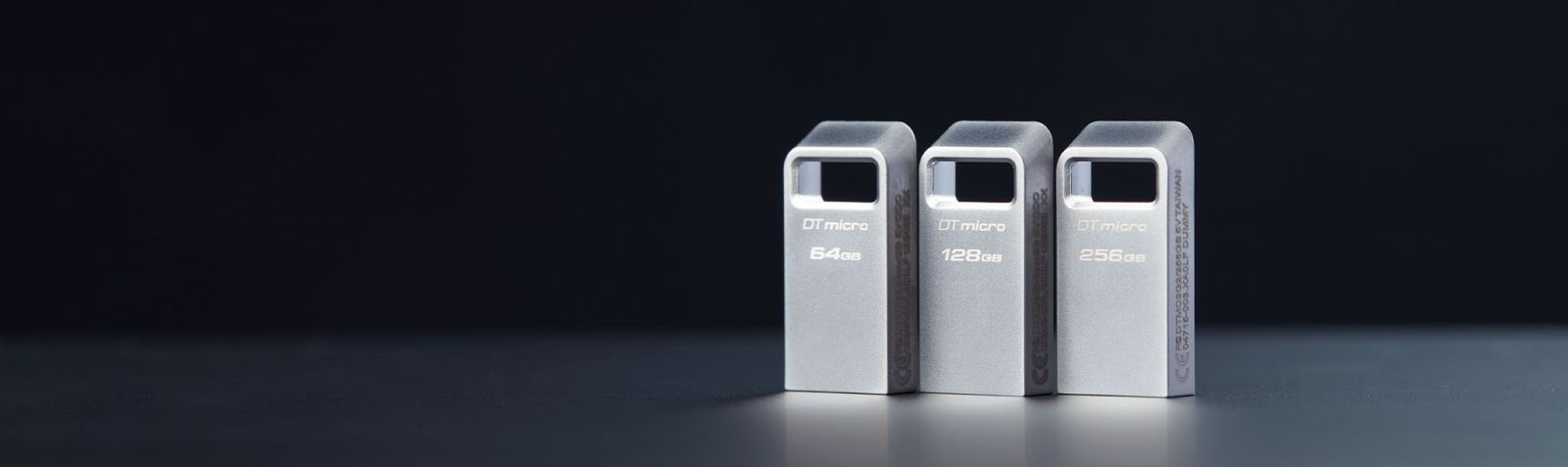 Памет 256GB USB Flash Drive, Kingston Data Traveler Micro, USB 3.2 Gen 1, сребриста, bulk - характеристика 3