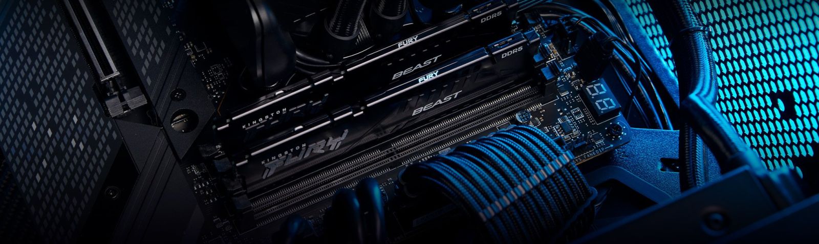 Памет 64GB (2x32GB) DDR5 6000MT/s, Kingston Fury Beast White RGB, KF560C36BWEAK2-64, 1.35V - характеристика 2