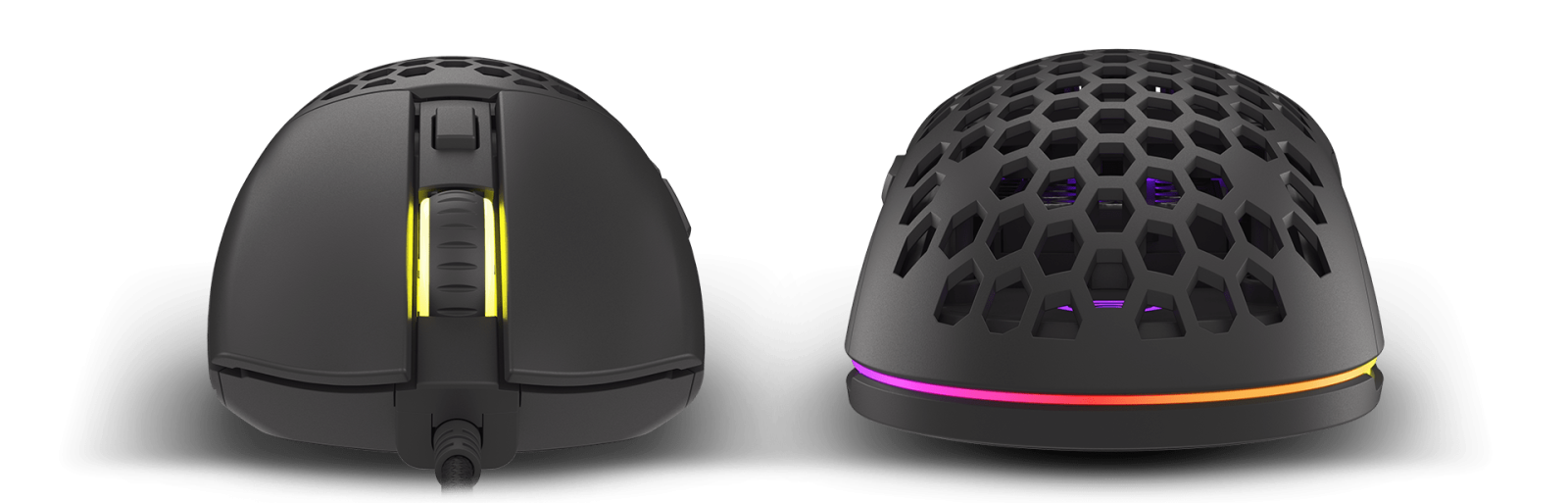Мишка Genesis KRYPTON 750, оптична (8000 dpi), 6 програмируеми бутона, 2 сменяеми горни капака, RGB подсветка, USB, черна - характеристика 3