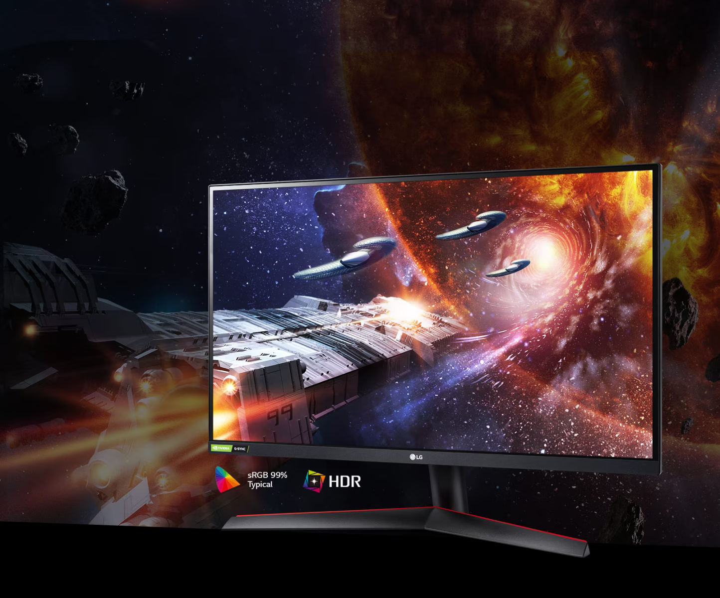 Монитор LG UltraGear 27GN60R-B, 27" (68.58cm), IPS панел, 144Hz, Full HD, 1ms, 300cd/m2, HDMI, DP - характеристика 2