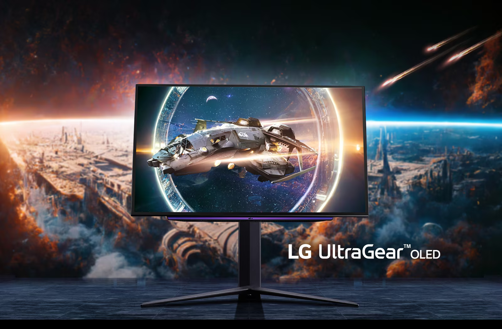 Монитор LG UltraGear 27GR95QE-B, 26.5" (67.31cm), OLED панел, 240Hz, QHD, 0.03ms, 1 500 000:1, 200cd/m2, HDMI, DisplayPort - характеристика 1