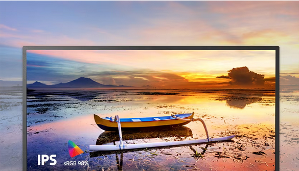 Монитор LG 27UL550P-W, 27" (68.58cm), IPS панел, UDH, 5ms, 1 000:1, 300cd/m2, HDMI, DisplayPort - характеристика 2