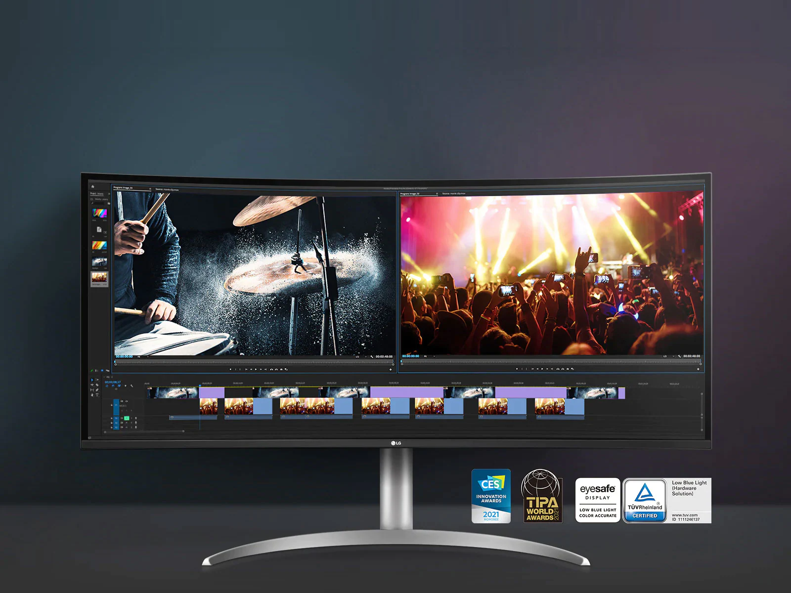 Монитор LG 40WP95CP-W, 39.7" (100.83cm), IPS панел, 75Hz, 5K2K Ultrawide, 5ms, Mega Contrast, 300cd/m2, HDMI, Thunderbolt, DP, USB Type-C - характеристика 2