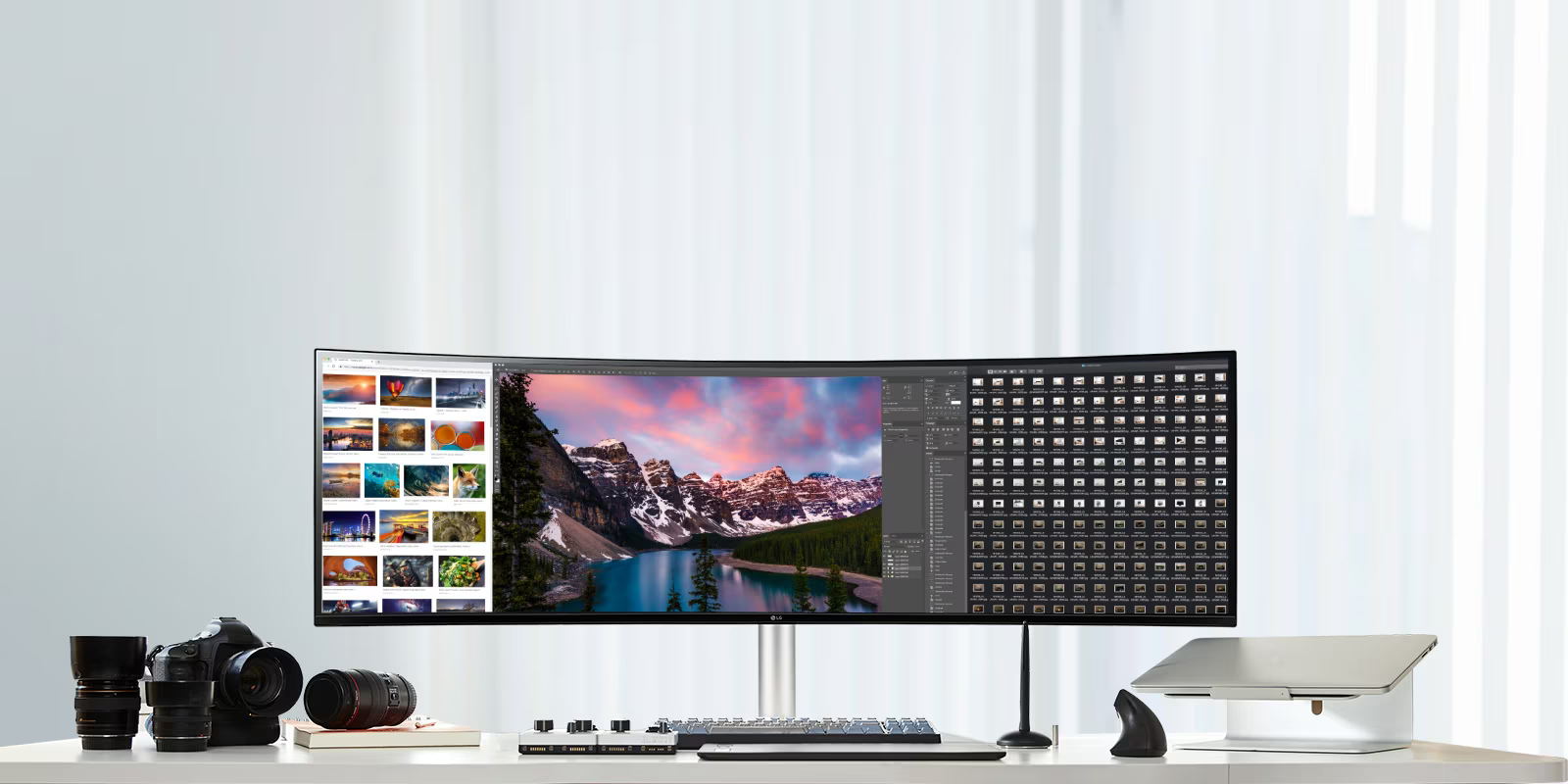 Монитор LG 49WQ95C-W, 49" (124.46cm), IPS панел, 144Hz, DQHD, 5ms, 400cd/m2, HDMI, DP, USB Type-C - характеристика 3