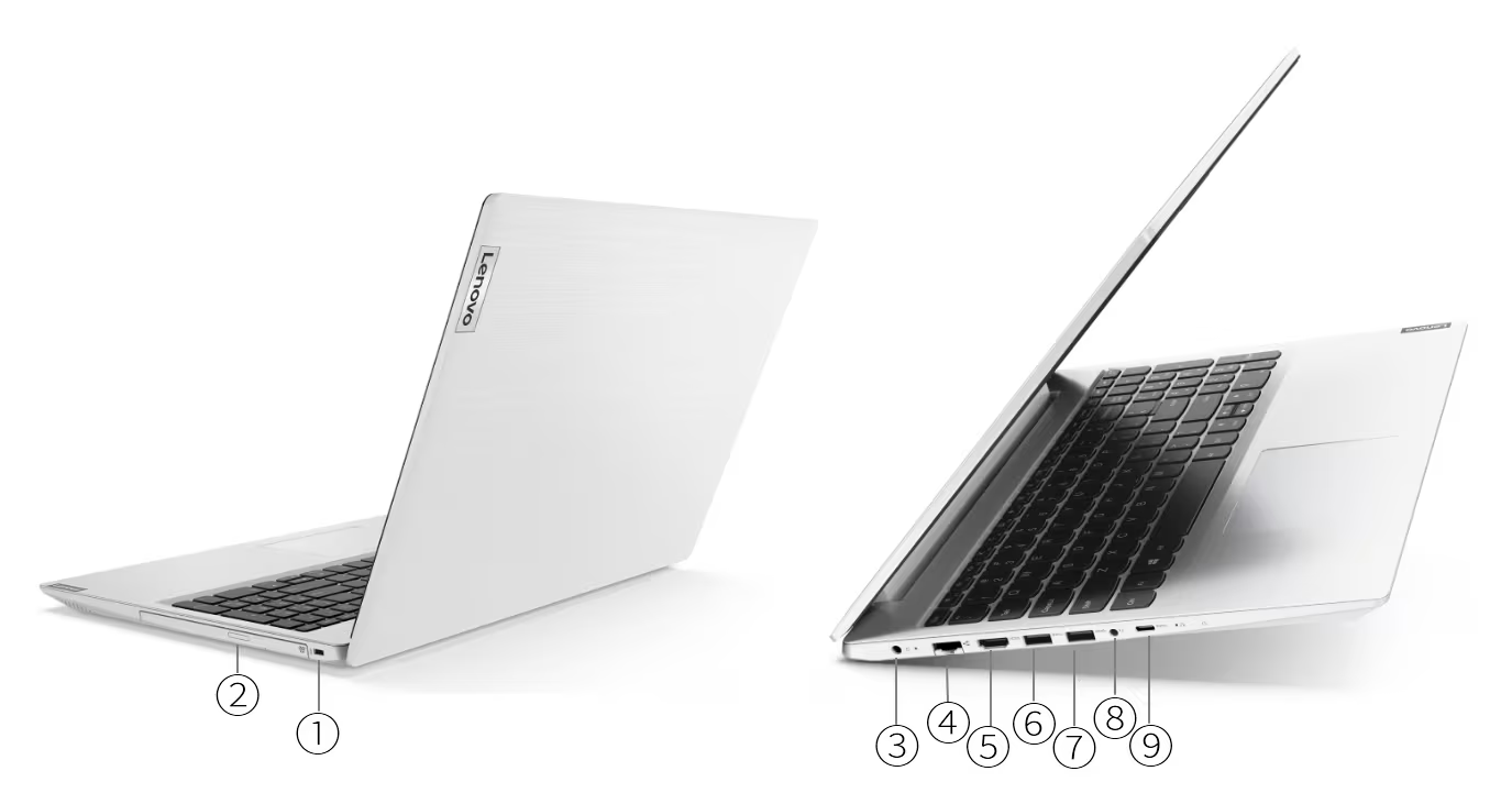 Реновиран лаптоп Lenovo IdeaPad L340-15API, четириядрен AMD Ryzen 5 3500U 2.1/3.7GHz, 15.6" (39.62cm) HD Anti-Glare дисплей (HDMI), 12GB DDR4, 256GB SSD + 1TB HDD, 1x USB 3.1 Type-C, 2x USB 3.1 Type-A, No OS, 2.2kg - характеристика 1