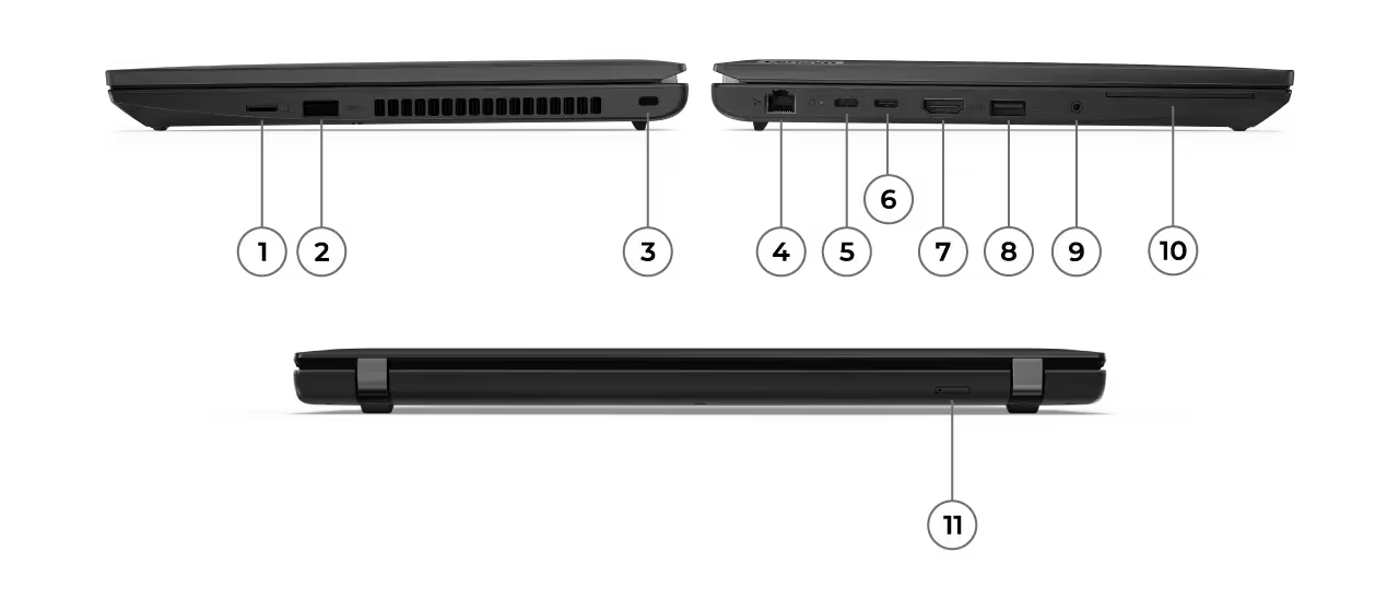 Лаптоп Lenovo ThinkPad L14 Gen 3 (21C1008KBM), десетядрен Intel Core i5-1235U 1.3/4.4GHz, 14" (35.56cm) Full HD Anti-Glare дисплей (HDMI), 16GB DDR4, 512GB SSD, Thunderbolt 4, 1x USB-C, Windows 11 Pro, 1.39kg - характеристика 5