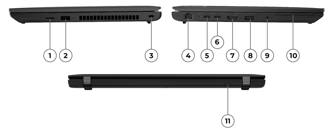 Лаптоп Lenovo ThinkPad L14 Gen 4 (21H1006VBM), десетядрен Intel Core i5-1335U 1.3/4.6GHz, 14" (35.56cm) Full HD Anti-Glare дисплей (HDMI), 16GB DDR4, 512GB SSD NVMe, 1x Thunderbolt 4, Windows 11 Pro, WWAN, 1.4kg - характеристика 5