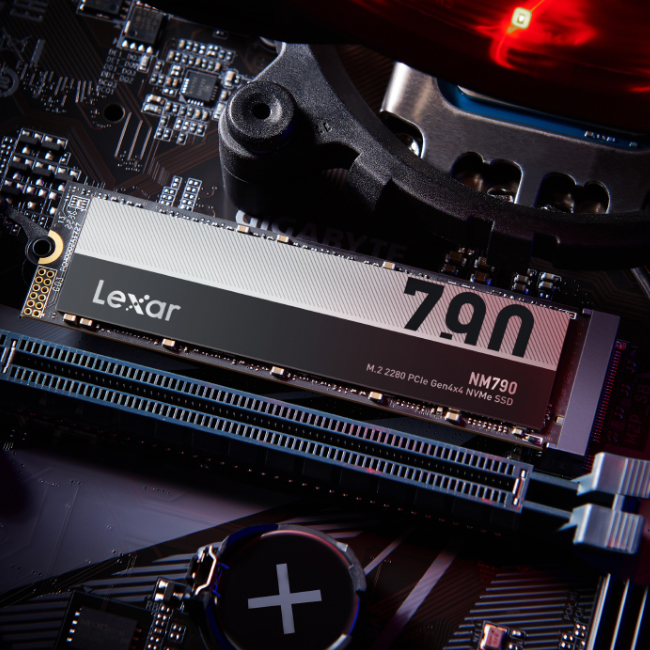 Памет SSD 1TB, Lexar NM790, NVMe, M.2 (2280), скорост на четене до 7400MB/s, скорост на запис до 6500MB/s - характеристика 1