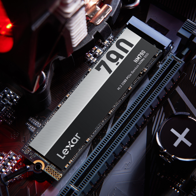 Памет SSD 1TB, Lexar NM790, NVMe, M.2 (2280), скорост на четене до 7400MB/s, скорост на запис до 6500MB/s - характеристика 2