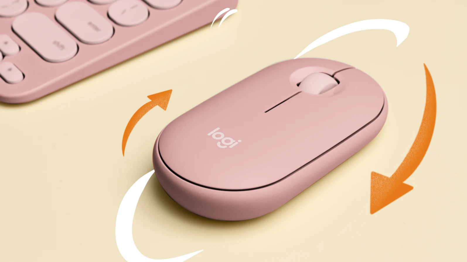 Мишка Logitech Pebble 2 M350s (910-007015), оптична (4000dpi), безжична, Bluetooth, черна, SilentTouch - характеристика 1