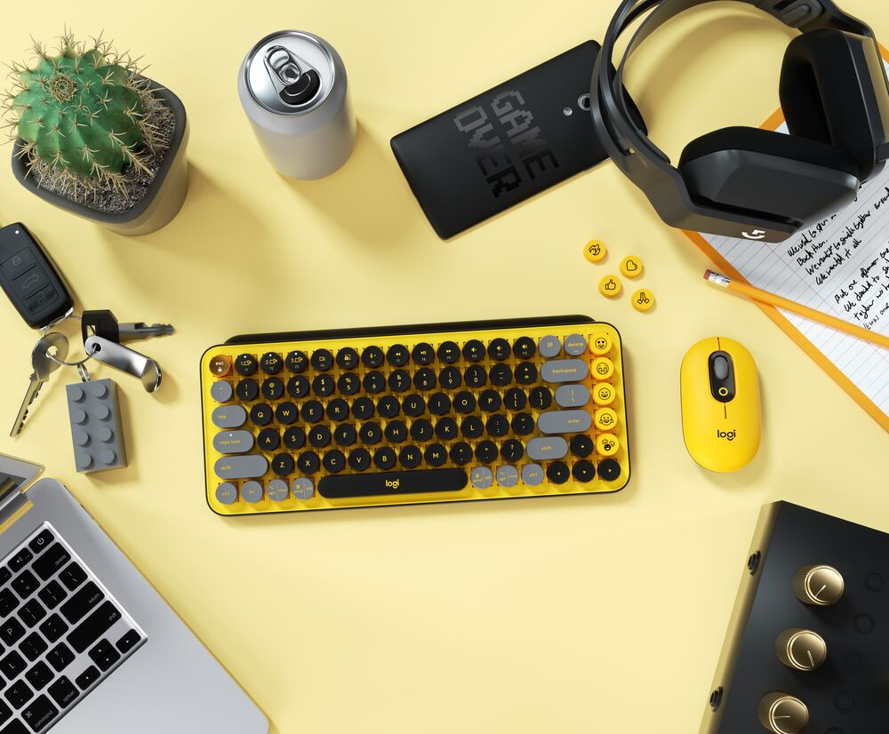 Мишка Logitech POP Mouse, оптична (4000 dpi), безжична, Bluetooth, черна - характеристика 2
