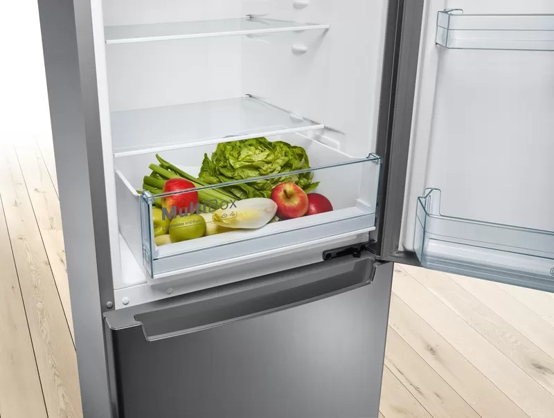 Хладилник с фризер KGN36NWEA SER2 FS, клас E, 302 л. общ обем, свободностоящ, 235 kWh/годишно, Multi Airflow система, LED вътрешно осветление, NoFrost, бял - характеристика 1