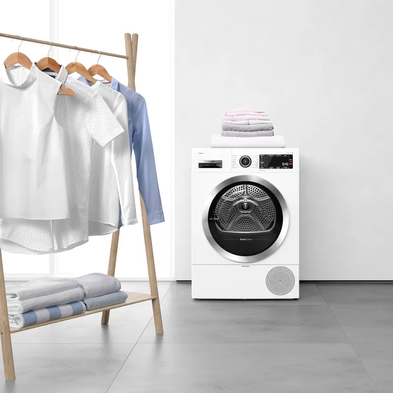 Сушилня Bosch WQG24100BY, капацитет 9 kg., свободностояща, 59.8 см ширина, LED дисплей, AutoDry, бяла - характеристика 2