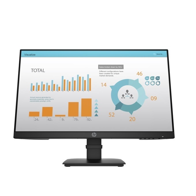 Монитор HP P24 G4 (1A7E5AA), 23.8" (60.45 cm) IPS панел, 75Hz, Full HD, 5ms, 8 000 000:1, DisplayPort, HDMI, VGA - характеристика 3