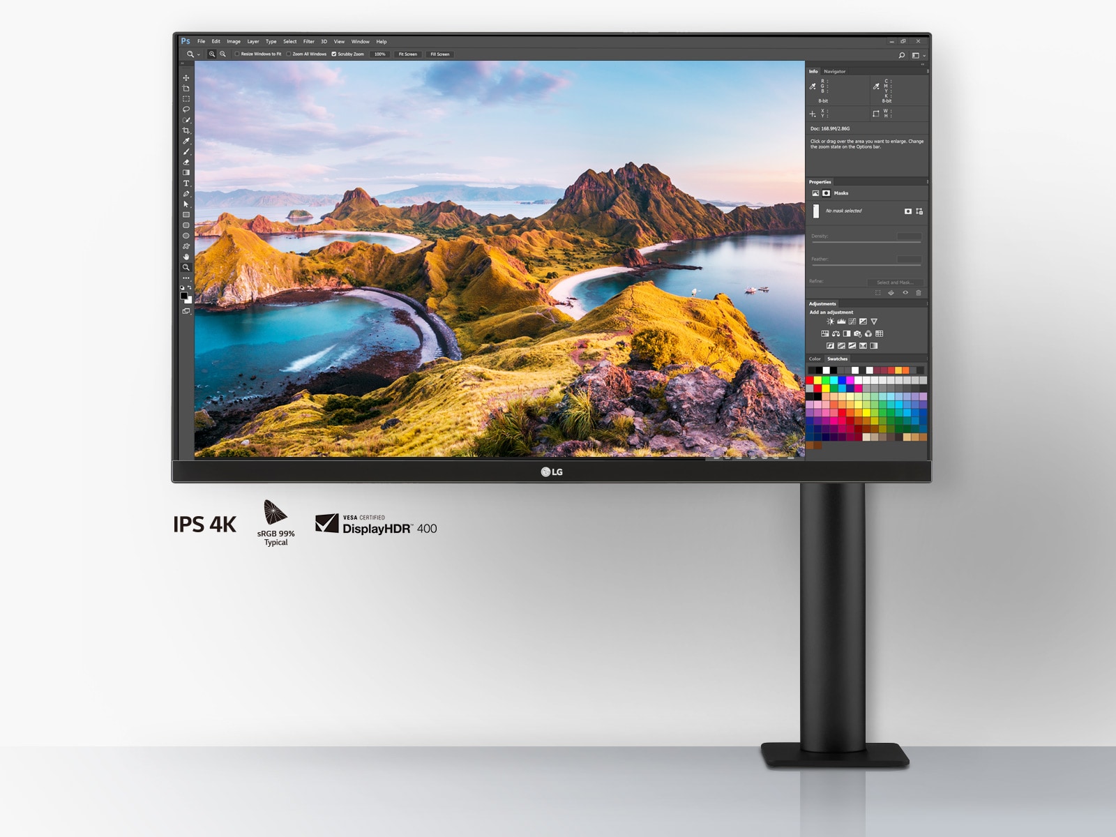 Монитор LG 27UN880P-B, 27" (68.58 cm), IPS панел, 4K/UHD, 5ms, 350cd/m2, DisplayPort, HDMI, USB C - характеристика 2