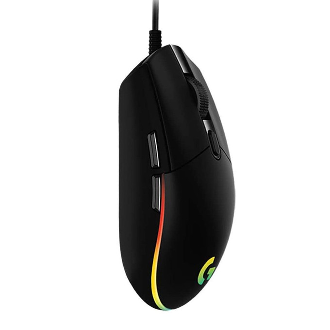 Мишка Logitech G203, оптична (8000 dpi), USB, гейминг, RGB подсветка, черна - характеристика 3
