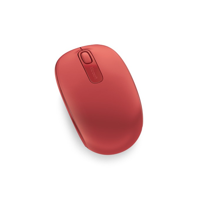 Мишка Microsoft Wireless Mobile 1850, безжична, оптична (1000 dpi), червена, USB - характеристика 1