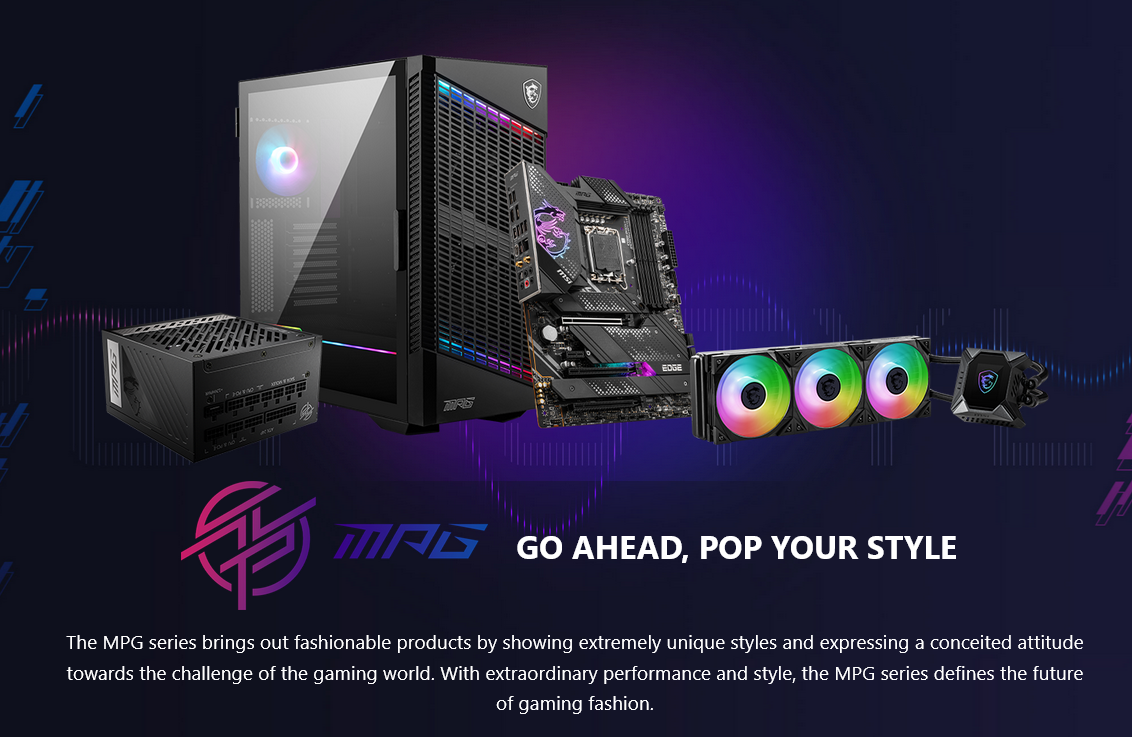 Захранване MSI MPG A1000G PCIE5, 1000W, Active PFC, 80 PLUS Gold, 135mm вентилатор - характеристика 1