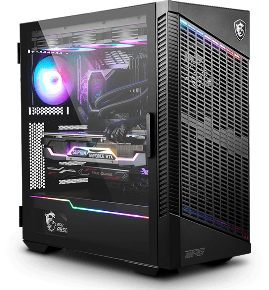 Кутия MSI MPG VELOX 100P AIRFLOW, ATX/Micro-ATX/Mini-ITX, 1x USB 3.2 Gen 2x2 Type-C, 2x USB 3.2 Gen 1 Type-A, прозорец, 4x вентилатора, черна, без захранване - характеристика 3