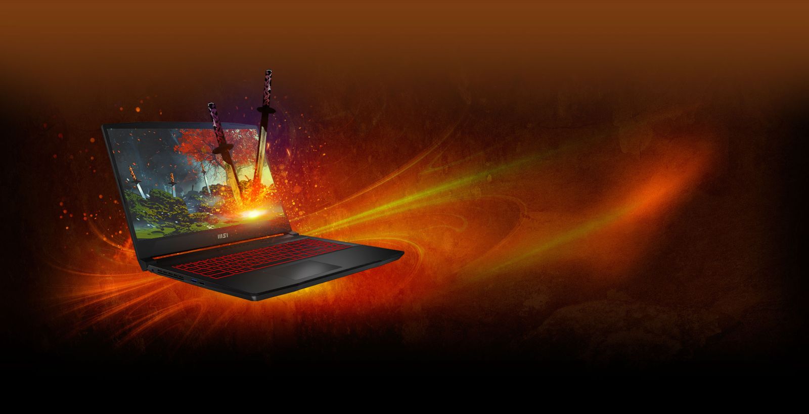 Лаптоп MSI Katana GF66 12UEOK (9S7-158334-1241), четиринадесетядрен Intel Core i7-12700H 2.3/4.7GHz, 15.6" (39.62cm) Full HD 144Hz Anti-Glare дисплей, GF RTX 3060 6GB (HDMI), 16GB DDR5, 1TB SSD NVMe, 1x USB 3.2 Gen 1 Type-C, Free DOS, 2.25kg - характеристика 2