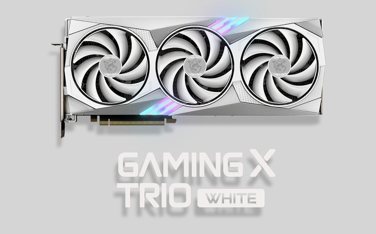 Видео карта nVidia GeForce RTX 4070 Ti, 12GB, MSI Gaming X Trio White, PCI-E 4.0, GDDR6X, 192-bit, DisplayPort, HDMI - характеристика 1
