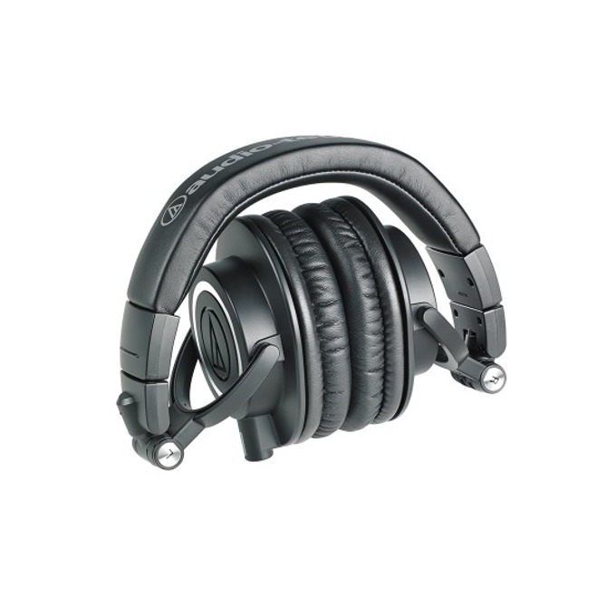 Слушалки Audio-Technica ATH-M50X, за професионален мониторинг, 45мм говорители, 15-28kHz, 99 dB, сваляем кабел, сгъваеми, черни - характеристика 2