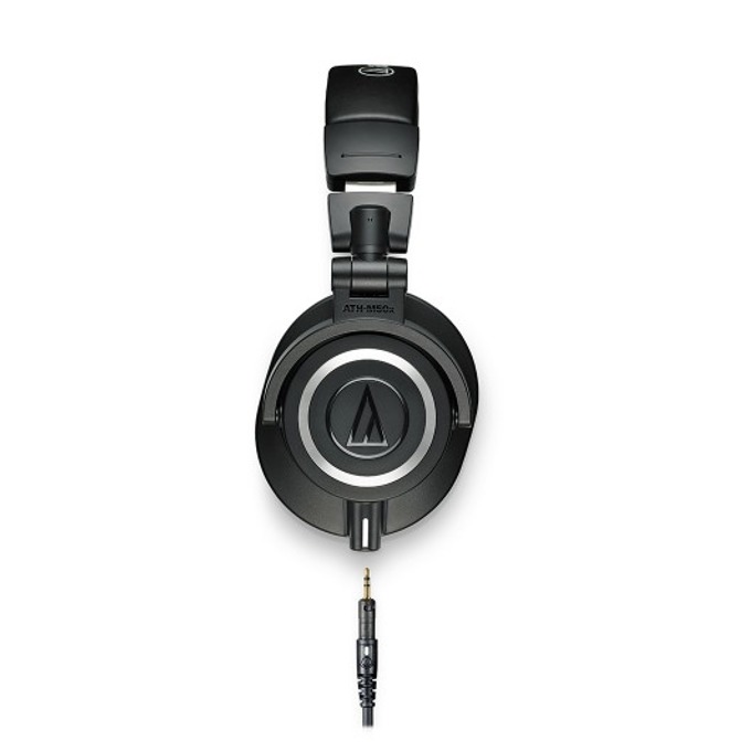 Слушалки Audio-Technica ATH-M50X, за професионален мониторинг, 45мм говорители, 15-28kHz, 99 dB, сваляем кабел, сгъваеми, черни - характеристика 3