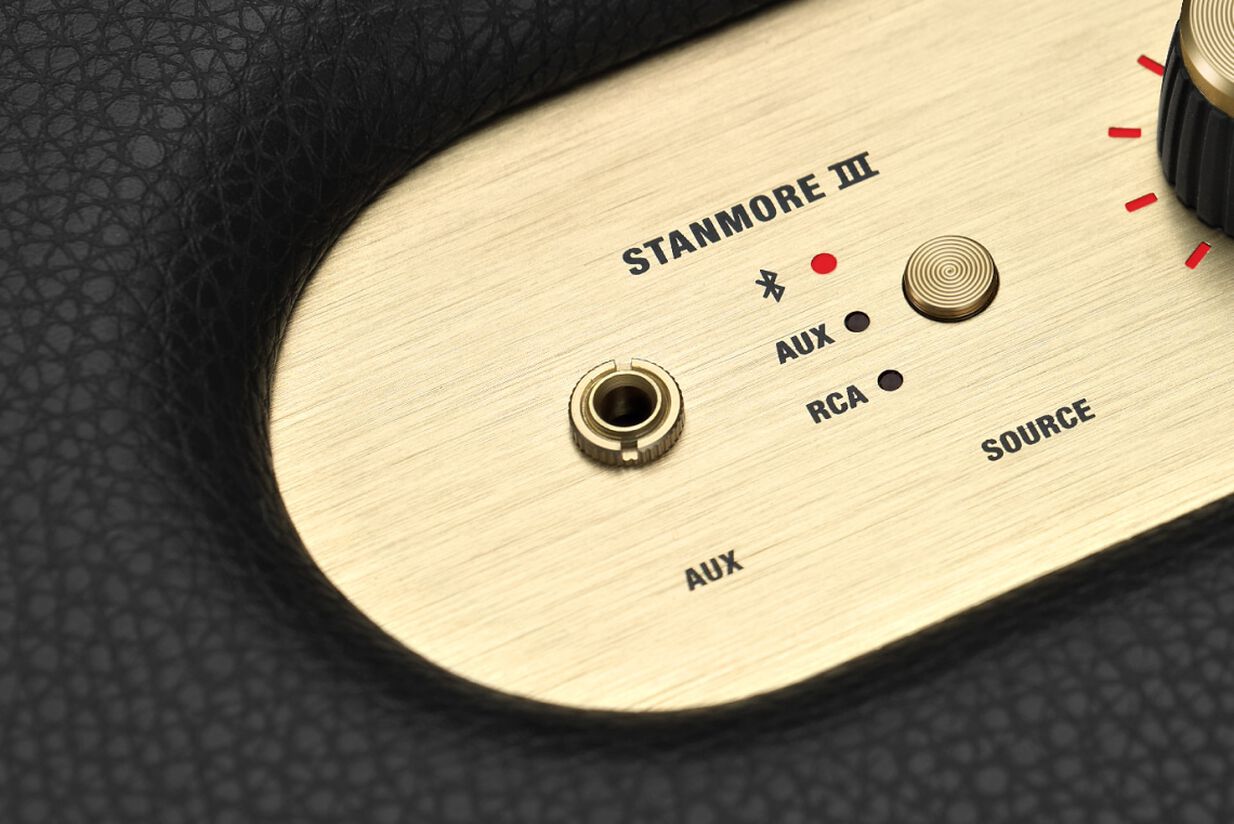 Тонколона Marshall Stanmore III, 2.0, 80W (2x 15W+50W), 3.5mm жак, Bluetooth, RCA чинчове, басрефлексна, черна - характеристика 7