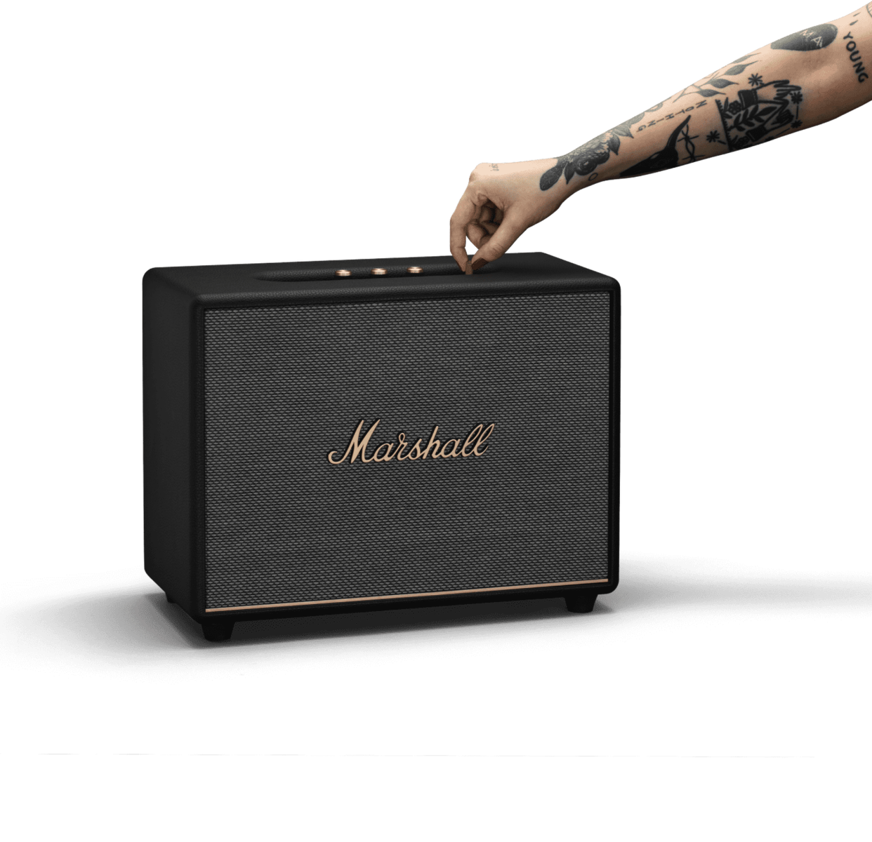 Тонколона Marshall Woburn III, 2.0, 120W (4x 15W+90W), 3.5mm жак, Bluetooth, RCA чинчове, HDMI, басрефлексна, кремава - характеристика 2