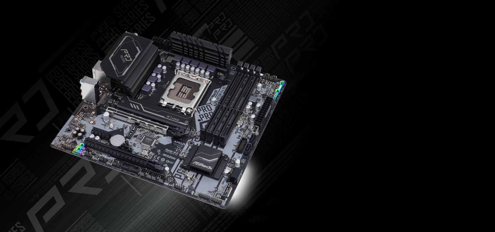 Дънна платка ASRock H670M Pro RS, H670, LGA 1700, DDR4, PCI-E 4.0, (DP&HDMI)(CF), 4x SATA 6Gb/s, 2x M.2, 2x USB 3.2 Gen2, Micro ATX - характеристика 5