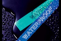 Waterproof, laminated P-touch TZe labels