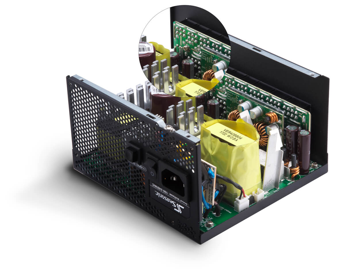 Захранване Seasonic FOCUS Plus, 750W, Active PFC, 80+ Gold, 120мм вентилатор - характеристика 3