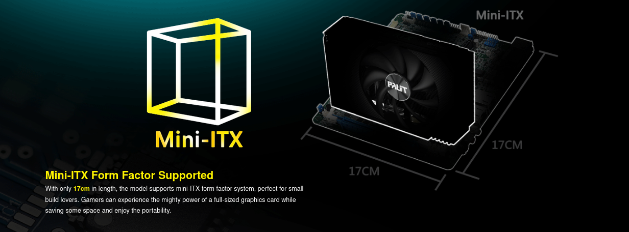Видео карта Nvidia GF RTX 4060 Ti, 8GB, Palit StormX, PCI-E 4.0, GDDR6, 128-bit, DisplayPort, HDMI - характеристика 6