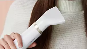 Четка за коса Philips BHA303/00, 800W, 3 настройки на топлината, хладен въздух, щадящи настройки, бяла - характеристика 3