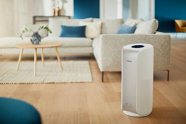 Пречиствател Philips AC3059/51, 58W, подходящ за помещения с площ до 62 m2, 2 скорости + турбо, максимално ниво на звука 56 dB, сив - характеристика 1