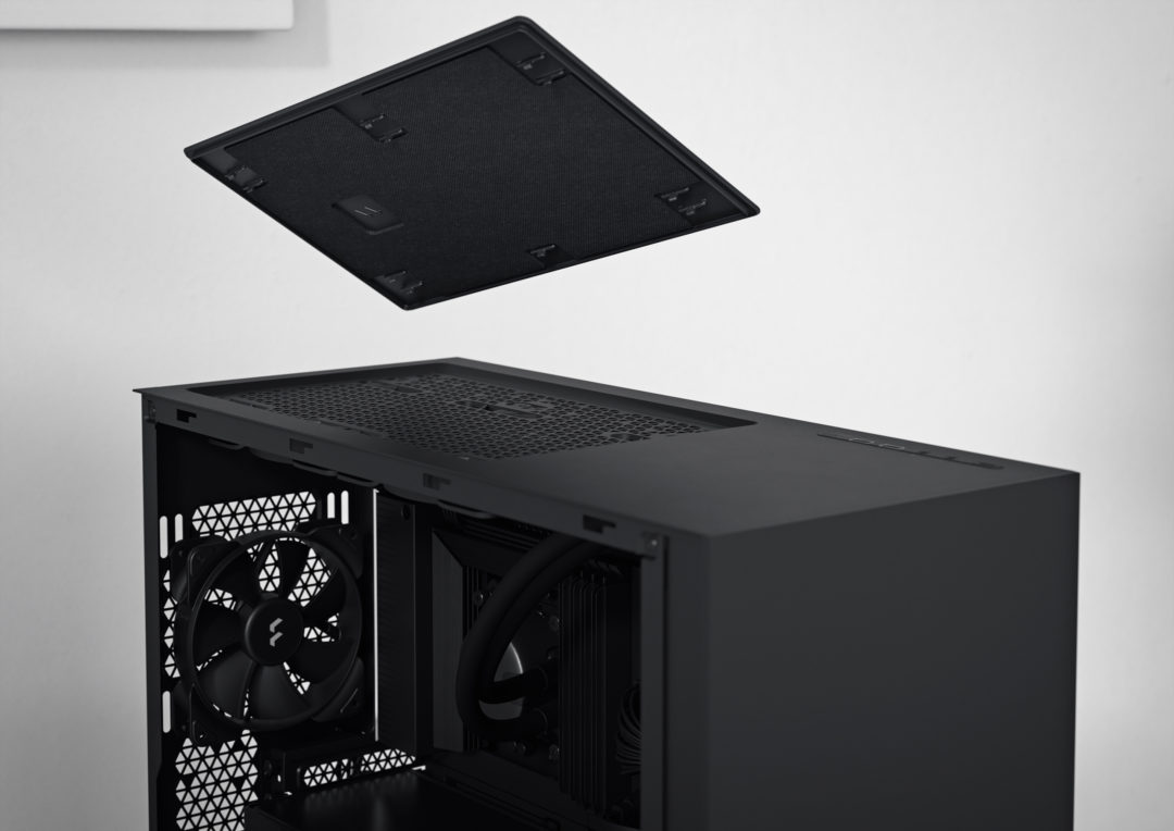 Кутия Fractal Design Pop XL Silent Black, E-ATX/ATX/mATX/mITX, 2x USB 3.0, черна, без захранване - характеристика 2
