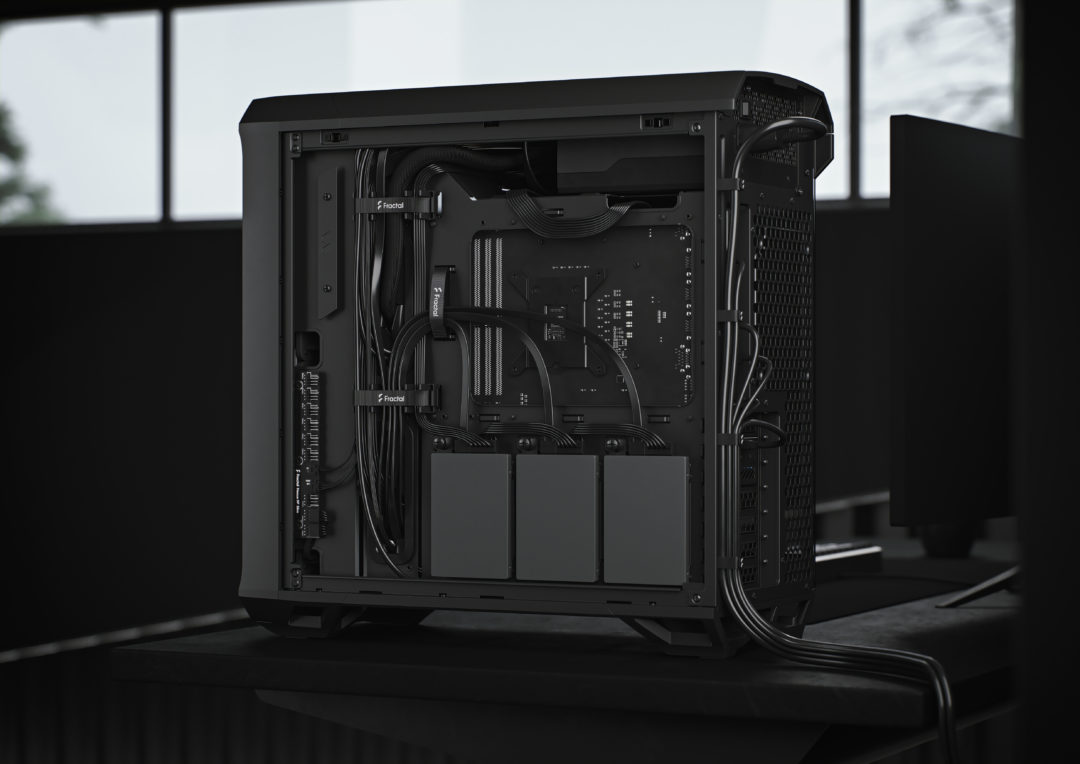 Кутия Fractal Design Torrent Compact Black Solid, 1x USB 3.1 Gen 2 Type-C, черна, без захранване - характеристика 2