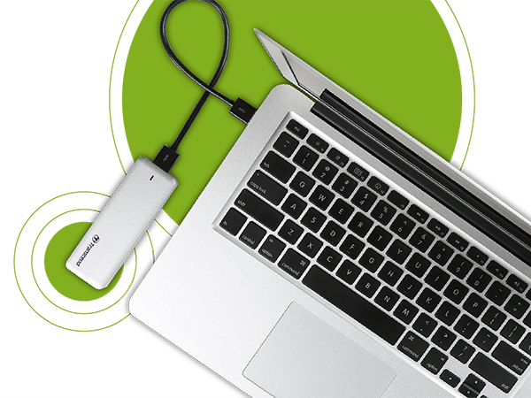 Памет SSD 480GB Transcend JetDrive 500 за Macbook, външна, SATA 6Gb/s, USB 3.0, скорост на четене 495MB/s, скорост на запис 427MB/s - характеристика 4