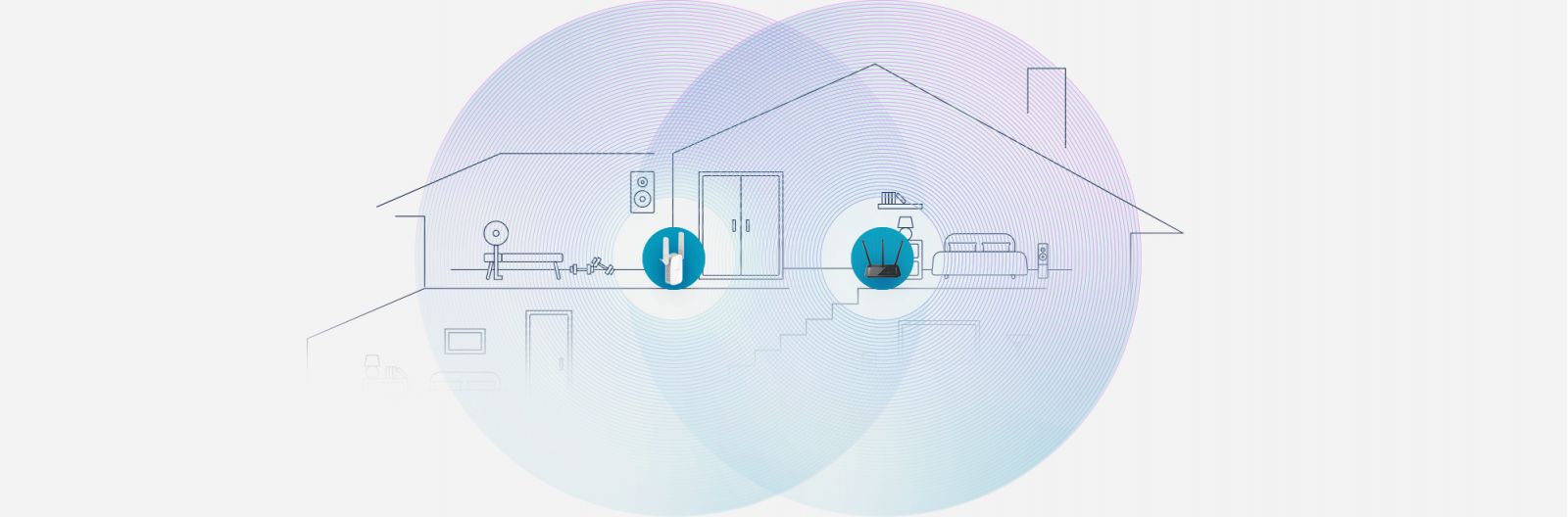 Range Extender/Репитер D-Link AC1200 DAP-1610, 2.4GHz (300Mbps)/5GHz (866Mbps), 1x LAN100, 2x външни антени - характеристика 1