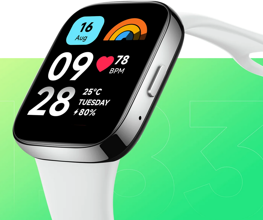 Смарт часовник Xiaomi Redmi Watch 3 Active, 1.83" (4.64cm) LCD дисплей, 5АТМ водоустойчивост, Bluetooth, следене на сърдечен ритъм, следене на съня, до 12 дни време на работа, черен - характеристика 4
