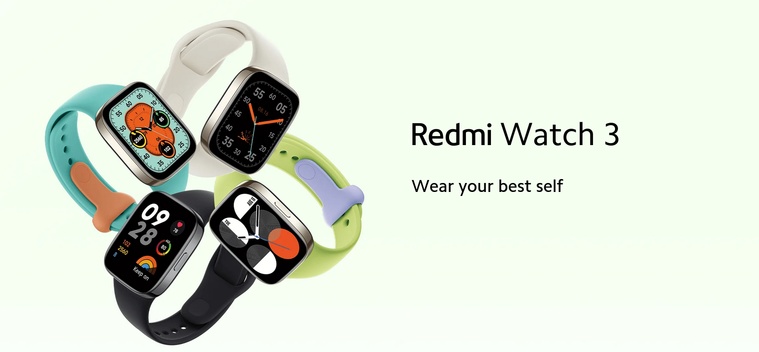 Смарт часовник Xiaomi Redmi Watch 3, 1.75" (4.45cm), AMOLED дисплей, 5АТМ, Bluetooth, до 12 дни живот на батерията, сърдечен ритъм, черен - характеристика 1