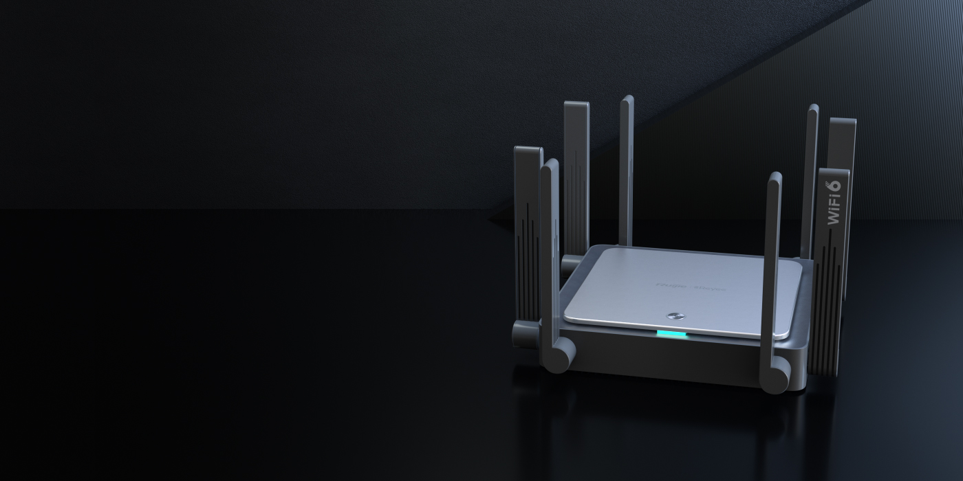 Рутер Ruijie RG-EW3200GX PRO, 3200Mbps, 2.4GHz (800Mbps)/5GHz(2402Mbps), Wireless AX, 4x 10/100/1000Mbps LAN, 1x 10/100/1000Mbps WAN, 8 външни антени - характеристика 1