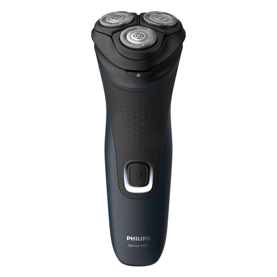 Самобръсначка Philips Shaver 1000 S1131/41, за брада, водоустойчив, 27 самозаточващи се остриета PowerCut, 4-посочни гъвкави глави, до 40 мин време за работа, черна - характеристика 1