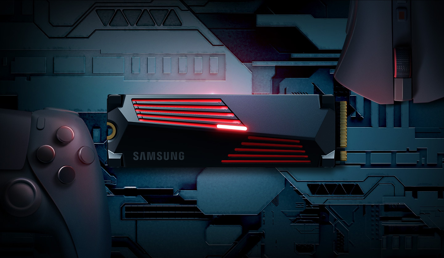 Памет SSD 2TB Samsung 990 Pro (MZ-V9P2T0CW), NVMe, M.2 (2280), скорост на четене до 7450MB/s, скорост на запис до 6900MB/s, с охлаждане - характеристика 5