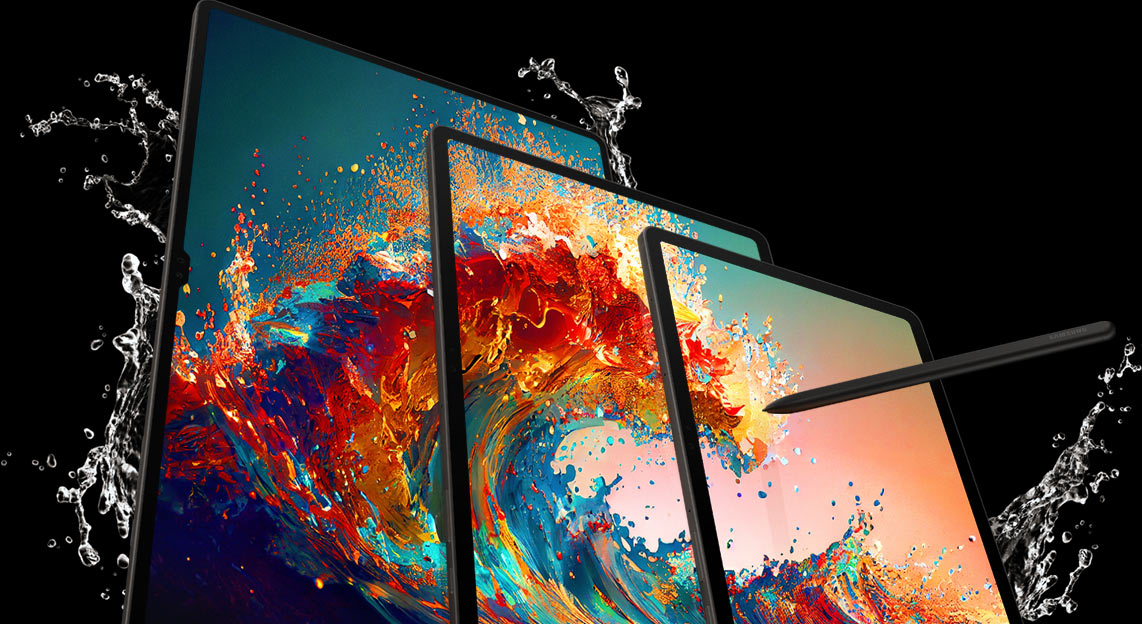 Таблет Samsung SM-X916 Galaxy Tab S9 Ultra (SM-X916BZAA)(черен), 5G, осемядрен Snapdragon 8 Gen 2 3.36GHz, 14.6" (37.08cm) WQXGA+ Dynamic AMOLED 2X дисплей, 12GB RAM, 256GB Flash памет (+microSD слот), 13 & 8 & 12 & 12 Mpix камери, Android, 737g - характеристика 1