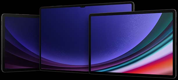 Таблет Samsung SM-X916 Galaxy Tab S9 Ultra (SM-X916BZAA)(черен), 5G, осемядрен Snapdragon 8 Gen 2 3.36GHz, 14.6" (37.08cm) WQXGA+ Dynamic AMOLED 2X дисплей, 12GB RAM, 256GB Flash памет (+microSD слот), 13 & 8 & 12 & 12 Mpix камери, Android, 737g - характеристика 3