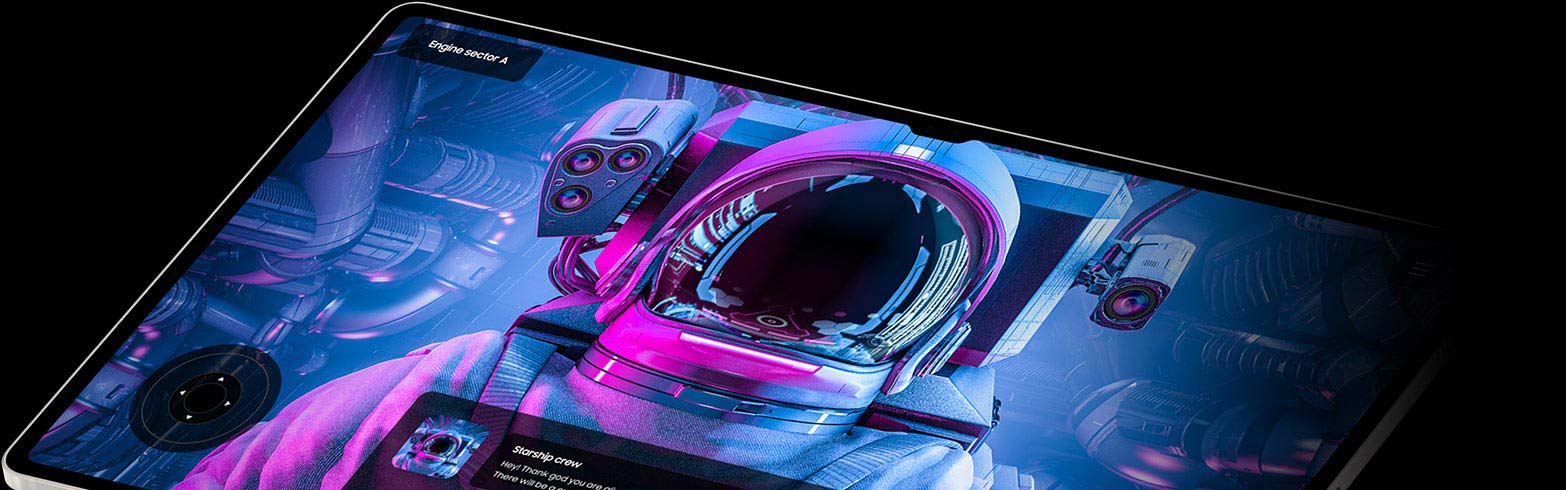Таблет Samsung SM-X916 Galaxy Tab S9 Ultra (SM-X916BZAA)(черен), 5G, осемядрен Snapdragon 8 Gen 2 3.36GHz, 14.6" (37.08cm) WQXGA+ Dynamic AMOLED 2X дисплей, 12GB RAM, 256GB Flash памет (+microSD слот), 13 & 8 & 12 & 12 Mpix камери, Android, 737g - характеристика 6