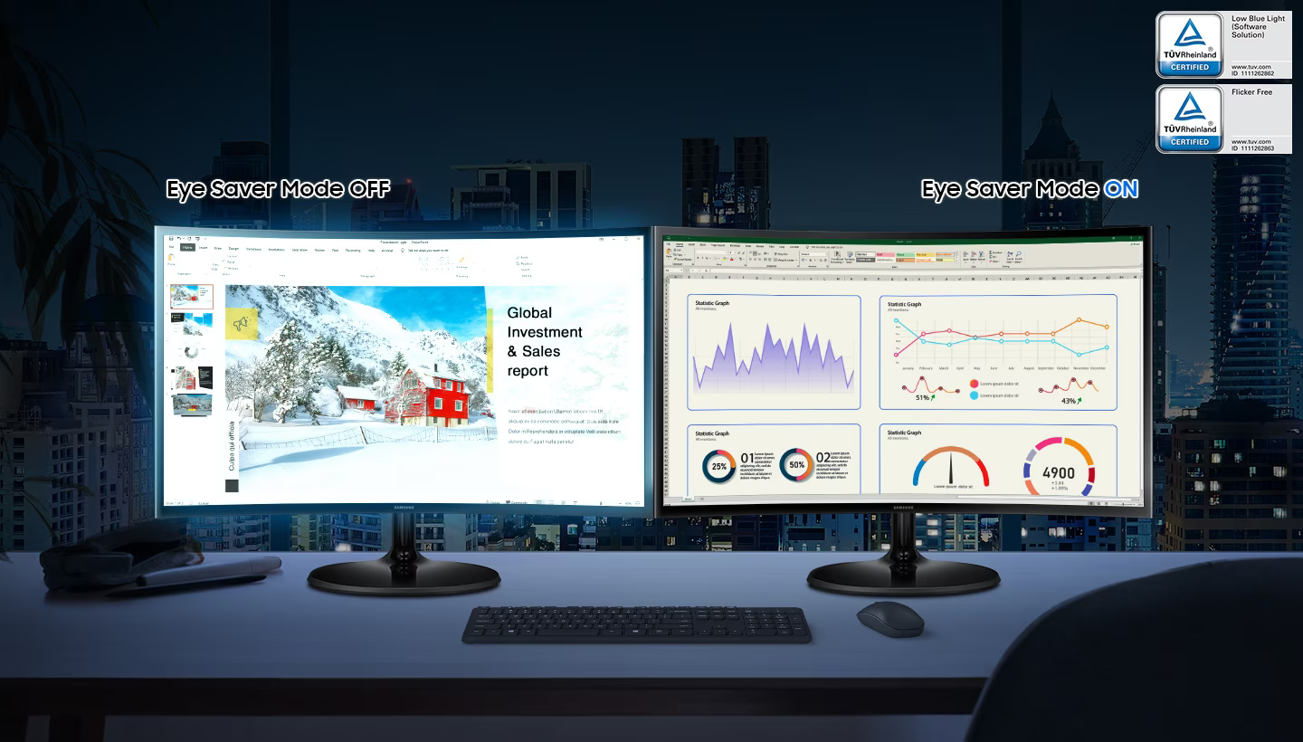 Монитор Samsung LS-27C360E (2023), 27" (68.58cm), VA панел, 75Hz, Full HD, 4ms, 250cd/m2, HDMI, VGA - характеристика 4